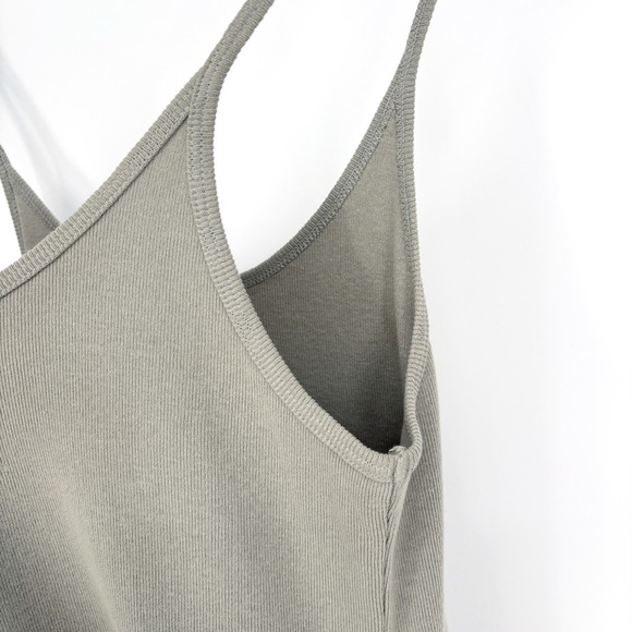 LASZLO Ruby Ribbed Cami Maxi Dress in Sage Gree S - Picture 5 of 9